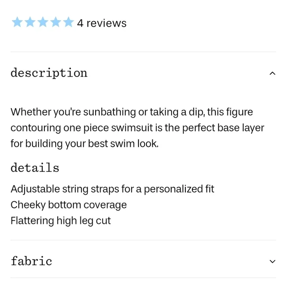 Nwt Frankies Bikinis getaway Cheeky Minimalist One Piece Black L - Picture 3 of 4